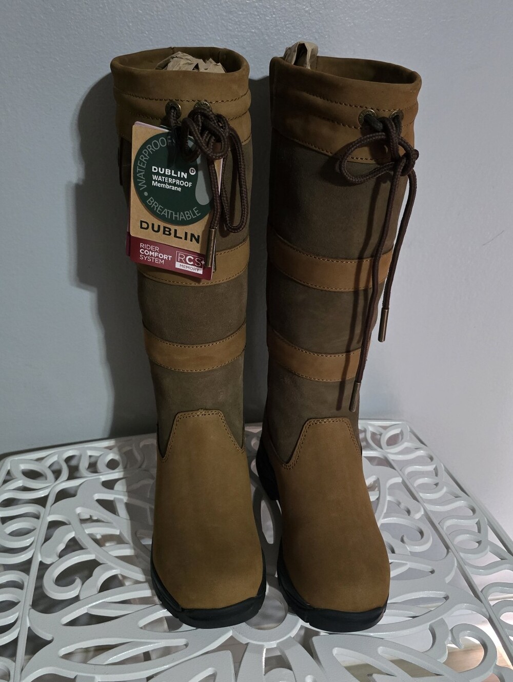 Dublin River IV Women's House Riding Boots Size 6.5
